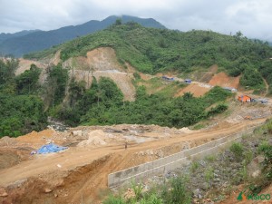 Construction Road and Bridge to Tra Linh 3 Hydroelectric Power Plant